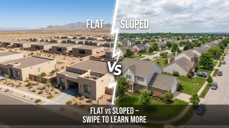 Flat vs. Sloped Roofs: Pros and Cons for Residential Homes