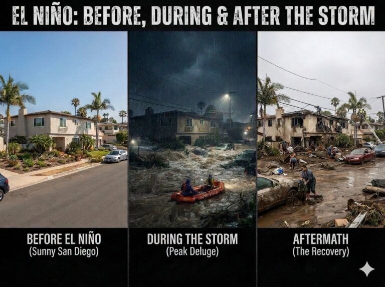 ⚠️ SAN DIEGO ALERT: EL NIÑO WILL BE HISTORIC — PROTECT YOUR ROOF NOW BEFORE IT’S TOO LATE